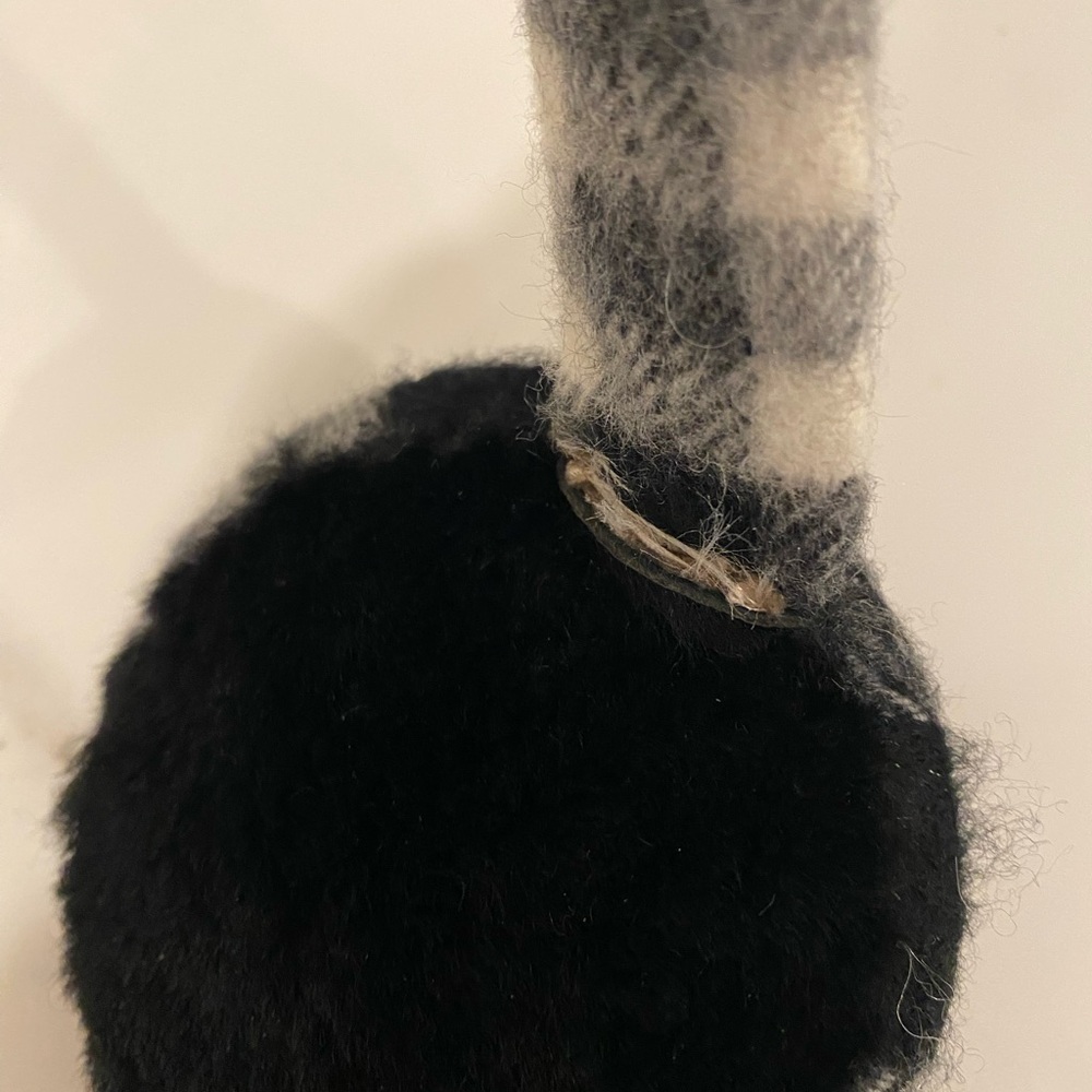 Burberry Black and Gray Earmuffs - Picture 7 of 10